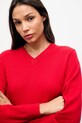 Answear.LAB sweter wełniany WA25-SWD028 czerwony