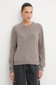Answear.LAB sweter wełniany brązowy WA25-SWD028