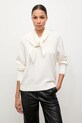 Answear.LAB sweter wełniany WA25-SWD029 beżowy WA25