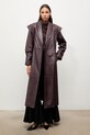 Answear.LAB sweter wełniany WA25-SWD029 brązowy WA25