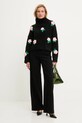Answear.LAB sweter z dodatkiem wełny lu2408.fh czarny WA25