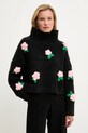 Answear.LAB sweter z dodatkiem wełny czarny lu2408.fh