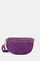 Answear.LAB сумка на пояс для женщин замшевая фиолетовой 683.hak