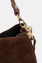 Answear.LAB torebka zamszowa brązowy 1268.hak