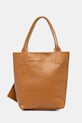 Accesorii Answear Lab poseta de piele 100400.hak maro