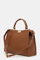 Akcesoria Answear.LAB torebka skórzana 989.hak brązowy