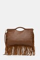 Answear.LAB borsa a mano in pelle pelle fiore marrone MBP105HG2.hak