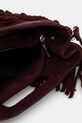 Answear.LAB torebka zamszowa m.0719.hak bordowy