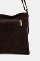 Akcesoria Answear.LAB torebka zamszowa 1327.hak brązowy
