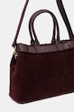 Akcesoria Answear.LAB torebka zamszowa Modelo 1.9.3 bordowy