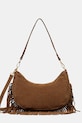 Answear.LAB borsa in pelle scamosciata C00043 marrone WS26