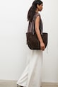 Answear.LAB torebka shopper damska skórzana skóra licowa brązowy WA25-TOD234