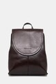 Answear.LAB plecak skórzany skóra licowa bordowy SX11.A