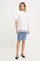 Answear.LAB t-shirt bawełniany WA25.TSD001 biały WA25