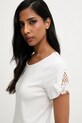 Answear.LAB t-shirt biały WA25.TSD002