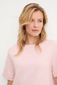 Βαμβακερό μπλουζάκι Answear.LAB ροζ KR.16746.TOS