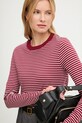 Answear.LAB longsleeve bawełniany regular czerwony KR.6001.TOS