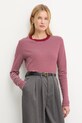 Answear.LAB longsleeve bawełniany czerwony KR.6001.TOS