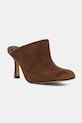 Παπούτσια Answear.LAB σαγιονάρες με καλυμμένα τα δάχτυλά του Γυναικεία σουέτ 761019.bjk καφέ