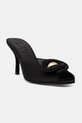 Obuwie Answear.LAB klapki na szpilce damskie V2501-1-1.cjk czarny