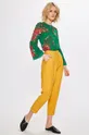 Answear Lab - Spodnie Lizou żółty