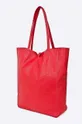 Answear - Kožená kabelka červená