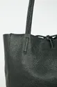 чорний Answear - Шкіряна сумочка