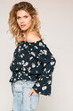 Answear.LAB - Felső Wild Nature sötétkék LWT272ASHLEY