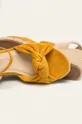 żółty Answear Lab - Sandały