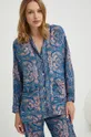 türkiz Answear Lab selyem pizsama