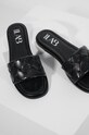 Answear Lab klapki płaski czarny WS21.KLD014.99X