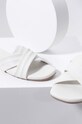 Answear Lab slapi de piele SV1387.10.AJ alb WS22