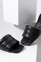 Answear Lab slapi de piele 674.78.570.DB negru WS22