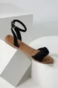 čierna Semišové sandále Answear Lab Dámsky
