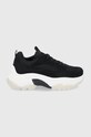 Answear Lab buty imitacja zamszu czarny Z.240.DB
