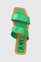 Шлепанцы Answear Lab зелёный SR6110.1.DB