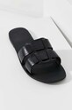 Кожаные шлепанцы Answear.LAB HR.220270.DB чёрный WS23