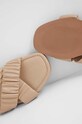 Answear.LAB bőr papucs bézs FLAT03.2