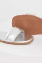 strieborná Kožené sandále Answear Lab