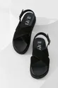 Замшевые сандалии Answear Lab чёрный