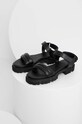 Answear Lab sandale de piele 494.DB negru WS23