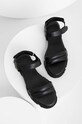 Answear Lab sandale de piele negru 494.DB