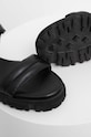 Answear Lab sandale de piele 494.DB negru