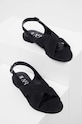 Answear Lab sandale din piele intoarsa piele întoarsă negru 28998.1.DB