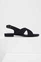 Answear Lab sandale din piele intoarsa 28998.1.DB negru WS23