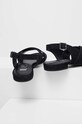 Answear Lab sandale din piele intoarsa negru 28998.1.DB