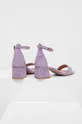 fialová Semišové sandále Answear Lab