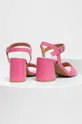Παπούτσια Δερμάτινα σανδάλια Answear Lab 28792.1.DB ροζ