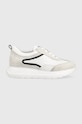 Answear.LAB sneakersy skórzane skóra zamszowa biały obd08n.db