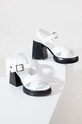 Кожаные сандалии Answear.LAB кирпичик белый 101.2175.978.AT